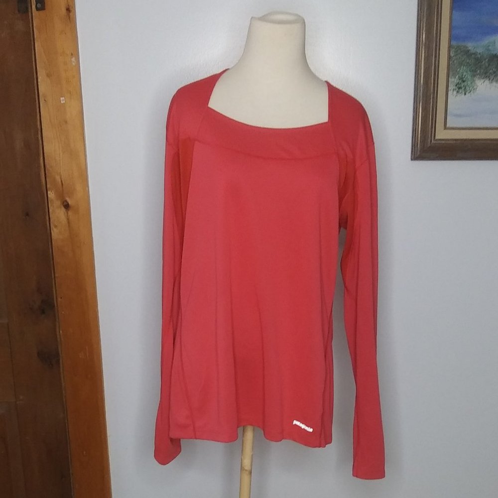 Patagonia The Common Threads Initiative two tone long sleeve top size XL